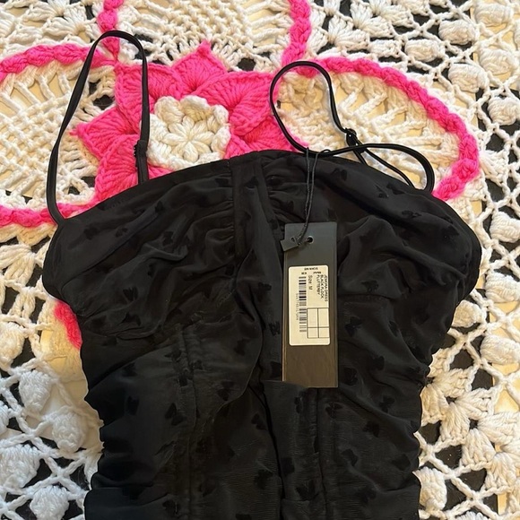 Motel Rocks Black Jamora Ruched Mini Dress - Picture 5 of 8